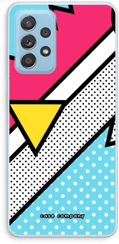 Case Company® - Hoesje geschikt voor Samsung Galaxy A73 hoesje - Pop Art #3 - Soft Cover Telefoonhoesje - Bescherming aan alle Kanten en Schermrand