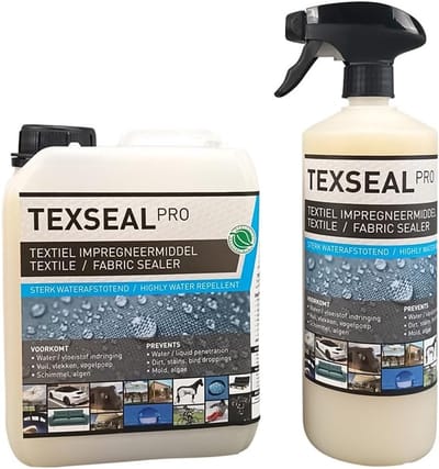 Textiel Impregneer Spray - Waterafstotend Middel - Textiel Beschermen - Nano Coating Technologie - 3.5 Liter BUNDEL - Transparant