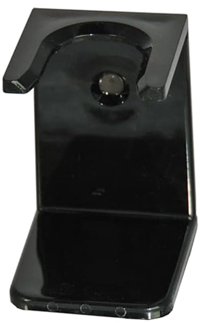 Shaving Brush Holder Zwart - Robuust en Praktisch voor Wand- of Staand Gebruik