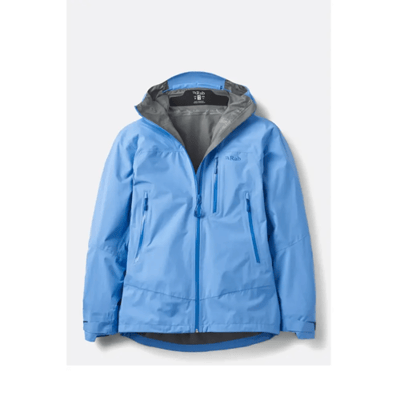 Rab Downpour Mountain Waterdichte Jas Dames (Maat - 12, Kleur - Bluebird)