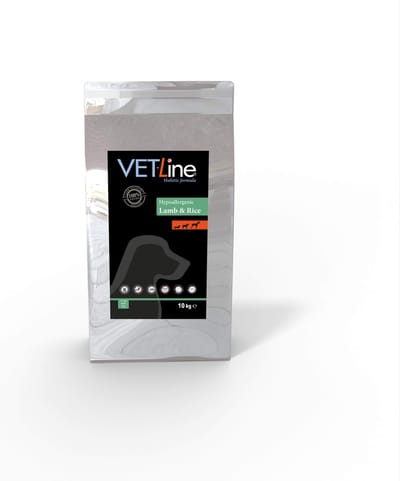 Vetline - Lam en Rijst - 10 KG - Hypo Allergeen - 1-8 jaar - Voor de hond met een allergie - Graan intollerantie