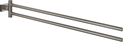 GROHE Essentials Cube Handdoekhouder - Hard Graphite Geborsteld (mat donker grijs) - 40624AL1