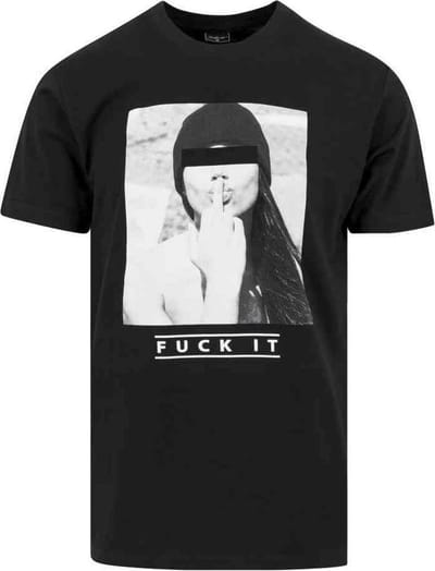 Mister Tee - F#?KIT Heren T-shirt - 2XL - Zwart
