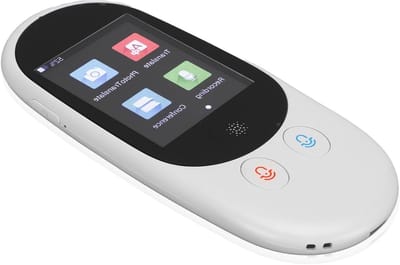 Draagbare Taalvertaler met 2.4 Inch Touchscreen, Real-time Twee-Weg Vertaling en Ondersteuning voor Stem, Tekst en Foto's