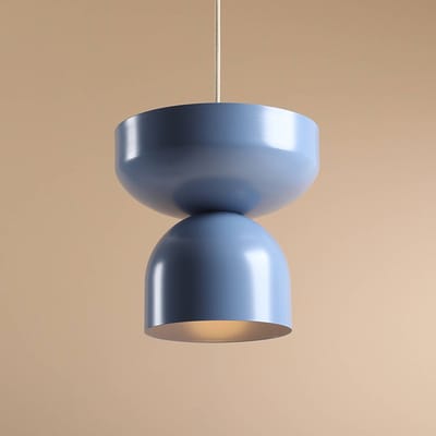 ALDEX Hanglamp Api, blauw, Ø 30 cm, metaal