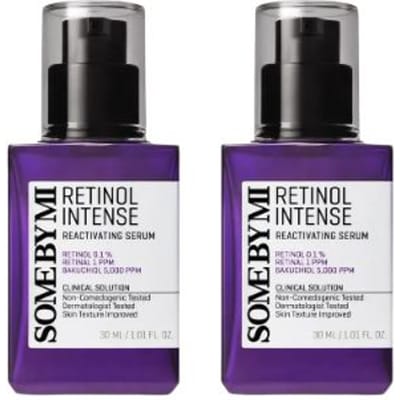 SOME BY MI Sérum Avancé Intense au Rétinol Lot 1+1 Soin Anti-Rides et Renouvellement de la Peau 30ml × 2 gray