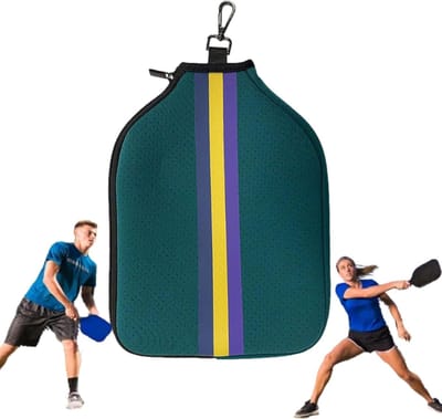 Racket Beschermhoes - Peddel Tas - Sport Bescherming - Extra Opbergvak - 24x31 cm - Zwart