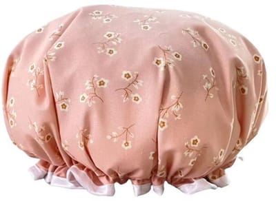 Douchemuts - Douche kap - Bloemen - Haar drooghouden - Shower Cap flowers - Dikke stof - Waterdicht - Vrolijke print - Jonyx