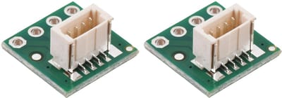 Pololu 4814 JST SH breakoutboard 4 pin male top entry 1.0 mm pitch set van 2 breadboard adapter 2.54 mm