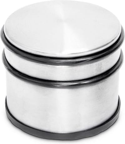 Deurstopper - met rubberen bescherming - rond - 9 x 7,5 cm - 1,1 kg