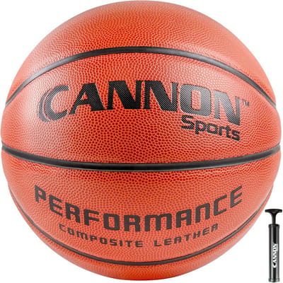 Lederlook Basketbal Maat 7 (29.5") - Geschikt voor Binnen en Buiten Spel + Pomp