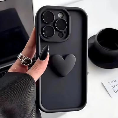Schattige Liefdeshartje Telefoonhoesjes Voor iPhone 15 11 14 13 12 Pro Max Plus Siliconen Schokbestendig Kawaii Meisjes Back Cover Telefoon Accessoires For iPhone 14 ProMax