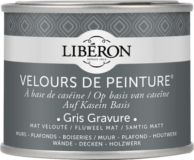 Liberon Velours De Peinture Muurverf - Mat - Gris Gravure - 0,125l