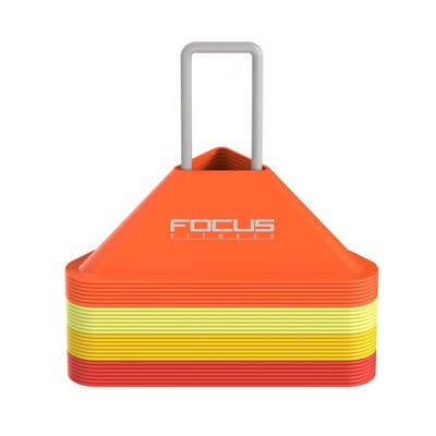 Focus Fitness - Trainingspionnen - Markeerpionnen - Trainingsmaterialen - 4 kleuren