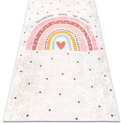 Kleden Rugsx JUNIOR 51300.802 tapijt wasbaar Regenboog, stippen 160x220 cm