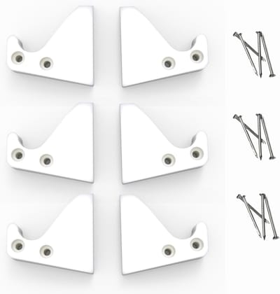 Holder Claws (3 Pairs) Compatible with VELUX Roof Window Roller Blind ZOZ 137, Replacement for Inner Roller Blind and - ShopVlot