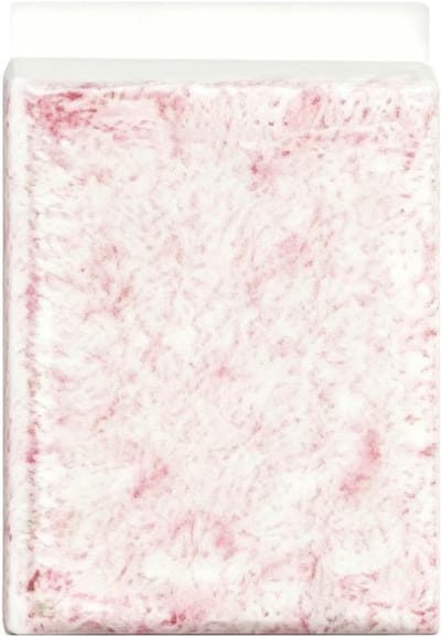 Hamster Bodembedekking - Knaagdier Strooisel - Winterwarmte Creëren - Warmtevasthoudend Waterabsorberend - 21 x 16 x 10.5 cm - Wit Violet