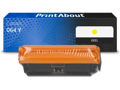 PrintAbout huismerk Toner 064 Y Geel Geschikt voor Canon