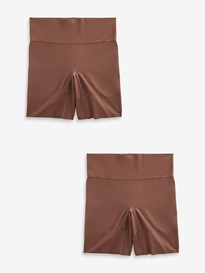 Next - Dames - Set van 2 naadloze anti-schuur shorts - Huidkleur