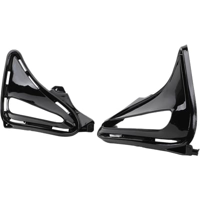 Cache de lunette de phare antibrouillard 8144002020 Grille d'habillage de phare antibrouillard inférieur avant pour Corolla C CE L LE LE ECO XLE 2017 à 2019 black