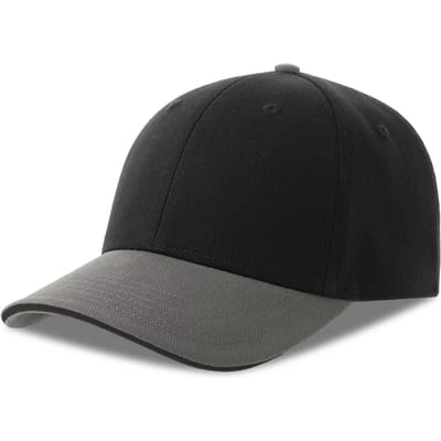 Atlantis Headwear Liberty Sandwich-S Cap AT684 - BLACK/GREY - One size