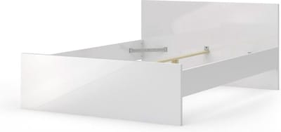 Nada bed 140*190 cm wit hoogglans.