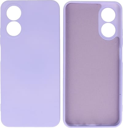 Fashion Backcover Telefoonhoesje - Color Hoesje - Geschikt voor de Oppo A78 - Paars