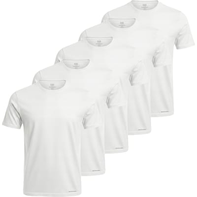 Scotch & Soda - Heren Tee SS 5-Pack T-shirts - Wit - Maat L