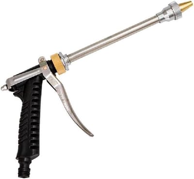 Hogedruk Spuit - Waterpistool - Auto Reinigen - Verstelbare Straal - 33 cm - Zwart
