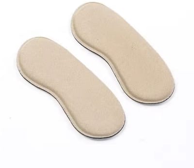 Hielkussentjes - Hielbeschermers - Hielpijn - Hielbeschermer- Hiel kussentje - 1 Paar - Beige - One size - Schoenkussentje - Voetkussen - Foam - CHPN