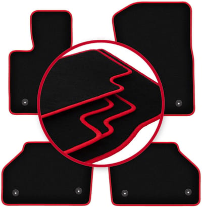 CARLUX-RED automatten voor: BMW X4 F26 SUV (2014-2018)