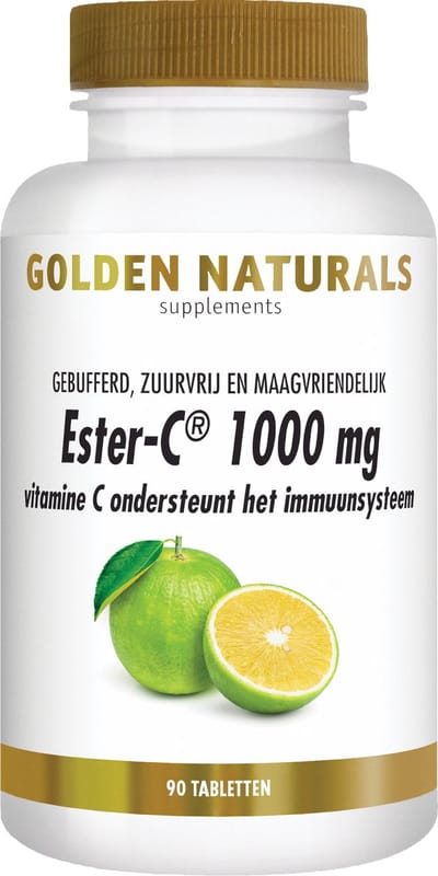 Golden Naturals Ester-C 1000mg (90 veganistische tabletten)
