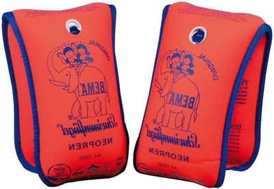 Zwemvleugels Neopreen - Zwemmouwen Zwemhulp - Kinderen Leren Zwemmen - Dubbel Kamersysteem - 11-30 kg - Oranje