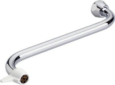 Ideal Standard Uitloopbuis speciale armaturen, 200mm, met handbescherming, chroom, B960076AA