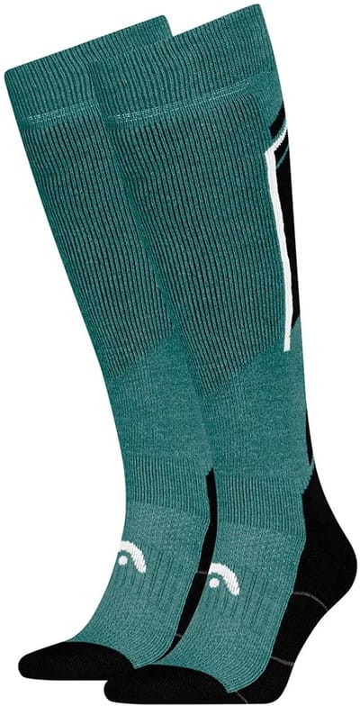Head Ski Beginner Lange Sokken 2 Paren Groen EU 31-34