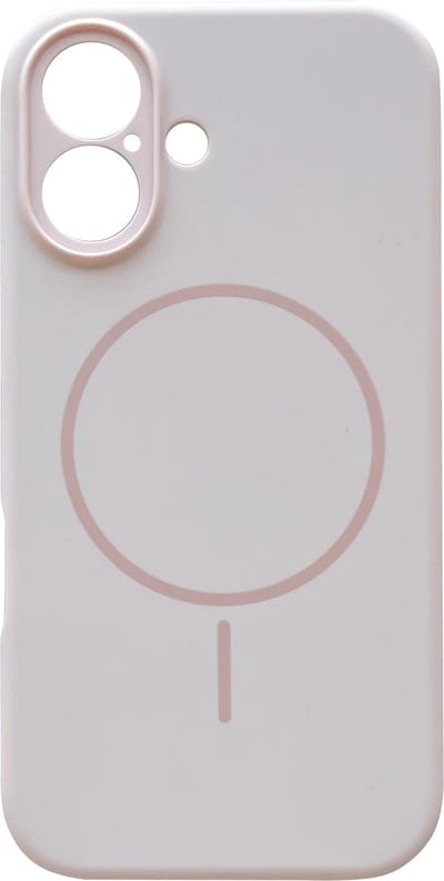 Casemania Hoesje Geschikt voor Apple iPhone 16 - Roze - Zachte Liquid Siliconen Back Cover Case - Geschikt voor MagSafe - Zeer Sterke Magneet - Telefoon hoes met Camera Bescherming