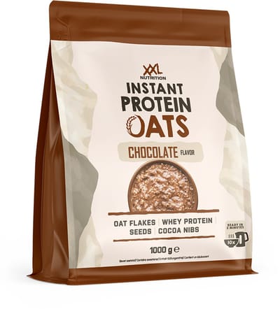 XXL Nutrition - Instant Protein Oats - Chocolade - Eiwit Havermout - 1000 g