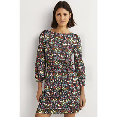 Boden Tie Detail Jersey Shift Dress Nsp Größe: 20R | Minikleider Outlet | Damen