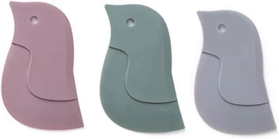 Siliconen pinguïn keukengereedschap - multifunctionele schraper voor keukenpannen en kommen - 3 kleuren