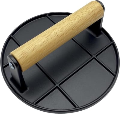Burgerpers - Grillpers - Burgers Bakken - Gelijkmatige Druk - 16.5 cm - Metaal