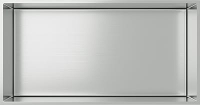 ALONI inbouwnis – 30x60x10 cm – geborsteld chroom