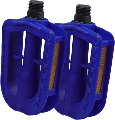 Fietspedalen Kinderen - Platform Pedalen - Veilig Fietsen - Antislip Ontwerp - 10.7X6.5CM - Blauw