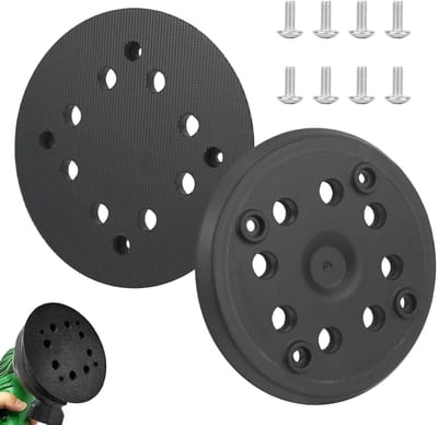 Vervangende schuurdiscs met 8 gaten voor elektrische schuurmachines 125 mm, geschikt voor schuren, slijpen en polijsten met schroeven