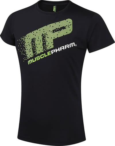 MusclePharm Rashguard Pixel Zwart Groen - S