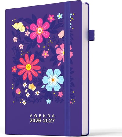 Kalender - Paars - A5 - Meertalige Weekplanner - Voor Tijdbeheer en Afspraken