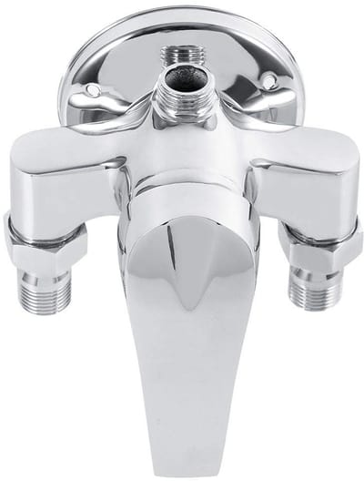 OmGoods - Dailygoody - Water Mixer Control Valve - Douchekraan - Ergonomisch ontwerp - Koper/Plastic - Hot/Cold Water Mixer - Praktisch badkameraccessoire - 2 u..