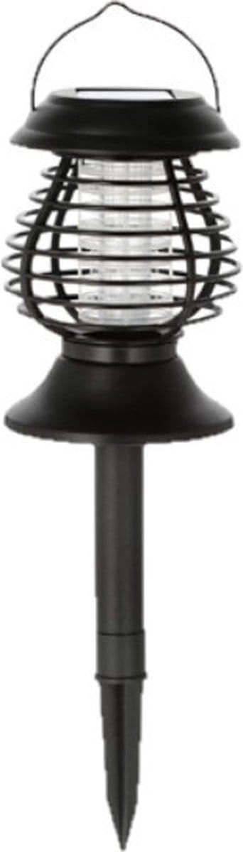 Solar tuinlamp/prikspot anti-muggenlamp op zonne-energie 43 cm - Prikspots tuinverlichting / insectenlampen