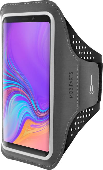 Hardloop Sportarmband geschikt voor Samsung Galaxy A9 (2018) - Zwart - Mobiparts