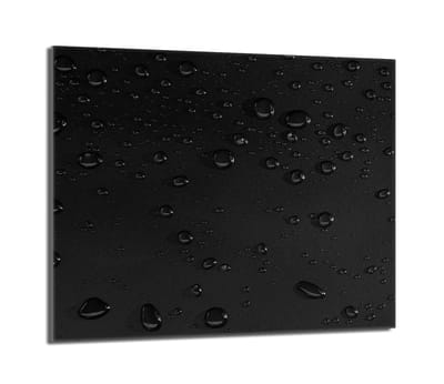 TMK ArtDeko Krople - Beschermplaat Glas - 60x52 cm - Universeel - Veilig en Hygiënisch