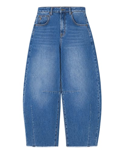 Janice Barrel Jeans Jeans Blauw Billy